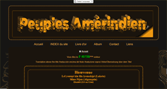Desktop Screenshot of peuplesamerindiens.com
